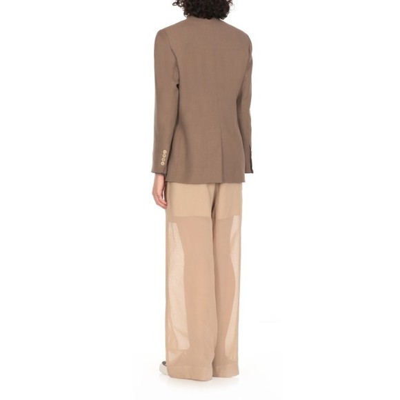 Brunello Cucinelli Brown Linen Blend Blazer - NWT - Picture 4 of 5